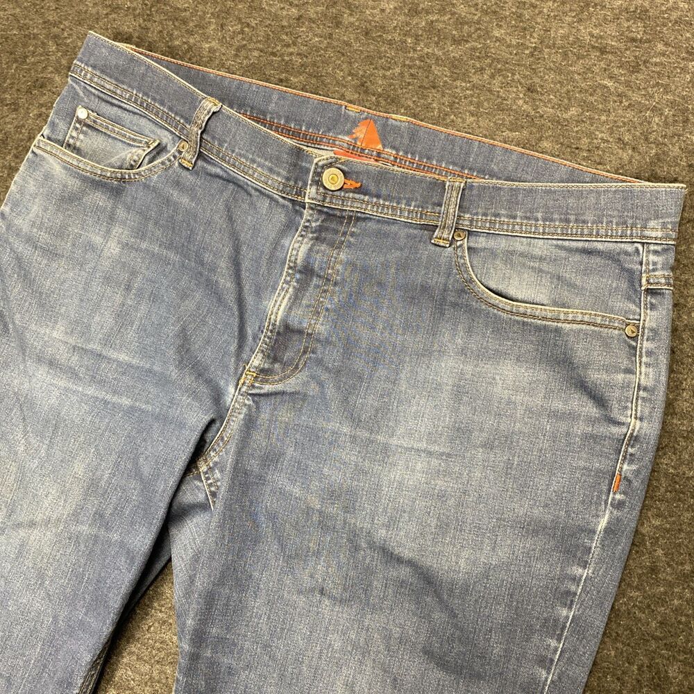 L.L. Bean Men’s Medium Wash Jeans Size 40x34 Flex Long Straight Leg 5 Pocket